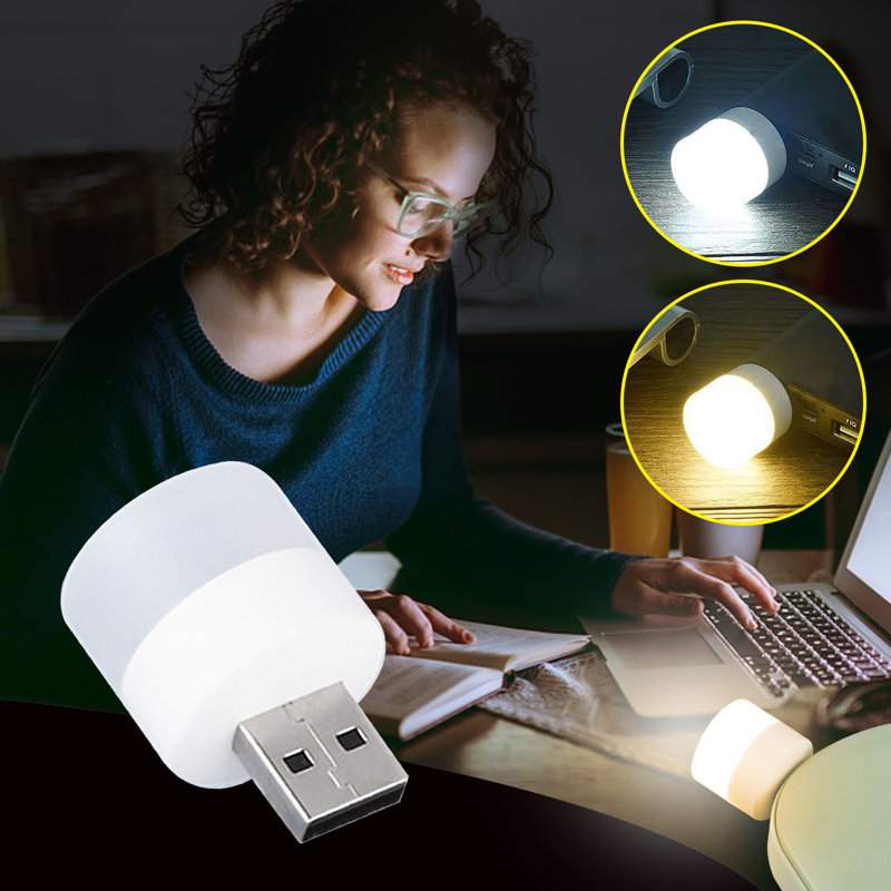 Éclairage de nuit USB Veilleuse de chevet de chambre à coucher