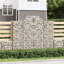 Bitha Silver Metal Arched Gabion Baskets-1085182885-1085182906