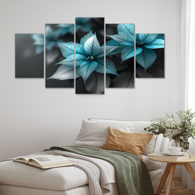 Gassett - Poinsettias, ensemble d'art sur toile