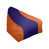 Orange / mauve / orange sélectionné