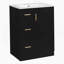 Meuble-lavabo moderne de 24 po avec lavabo, petite armoire de lavabo avec 2 tiroirs et porte à fermeture douce, meuble-lavabo sous-comptoir avec tiroirs