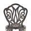 Chaise d'appoint d'extérieur en métal Gaige