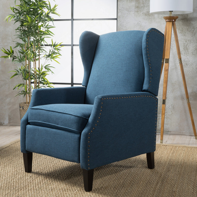 Fauteuil inclinable, Tissu bleu marine