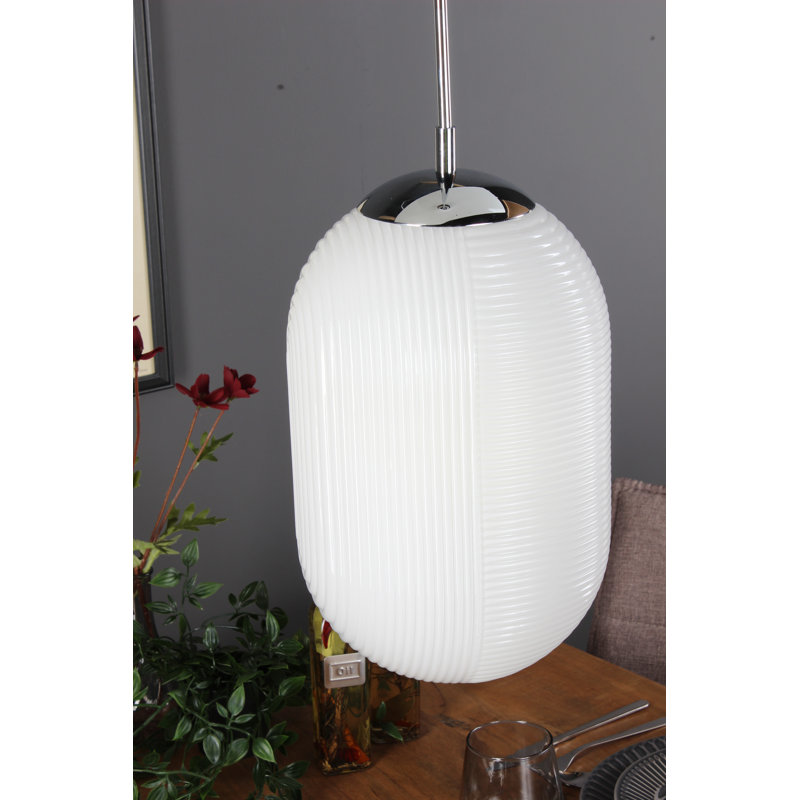 Peters 1 - Light Silver Single Pendant
