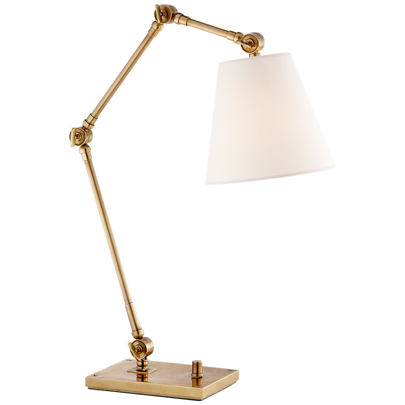 Suzanne Kasler Graves Task Lamp, Antique Brass