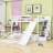 Kaniyha Twin Over Full Wooden Bunk Bed With Slide And Storage Staircase-28405006