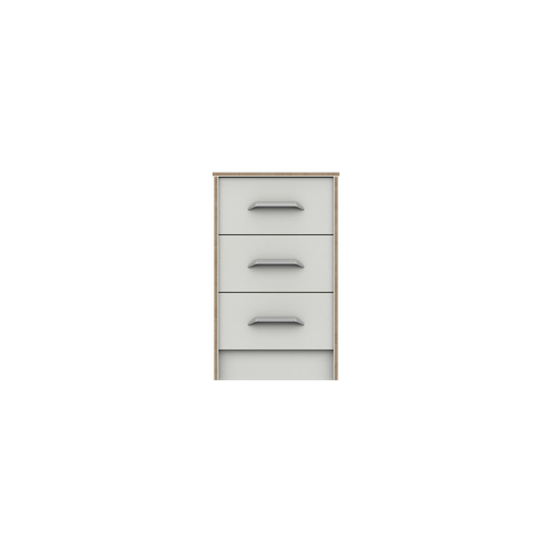 Zakariyah 38.3cm W Manufactured Wood Bedside Table, White