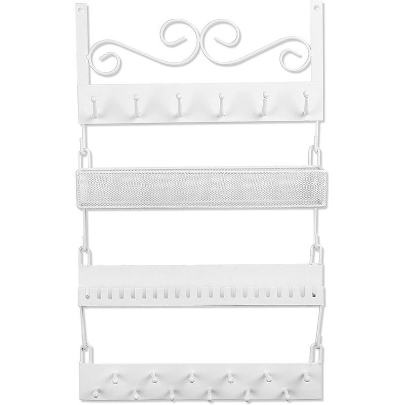 Lalla Wall Mounted Jewellery Box, White