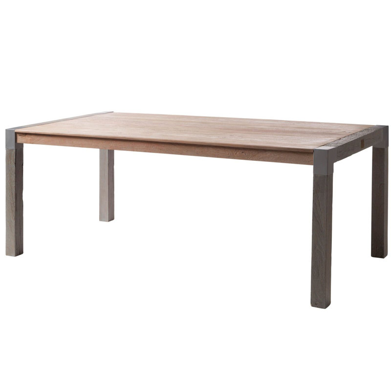 Amsterdam Acacia Solid Wood Dining Table, 76cm H x 180cm L x 95cm W