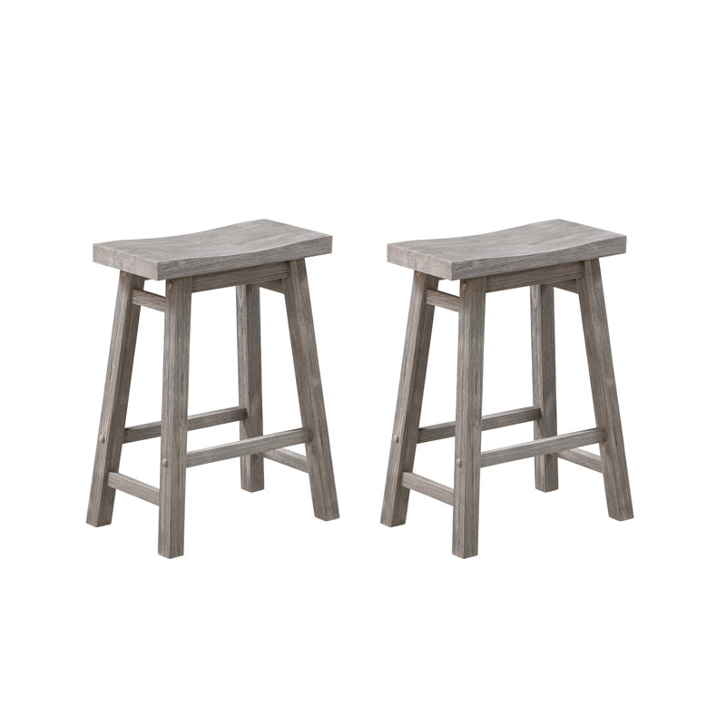 Tabouret Alessandro, Gris tempête métallique, Tabouret de comptoir (siège d'une hauteur de 24 p, 2