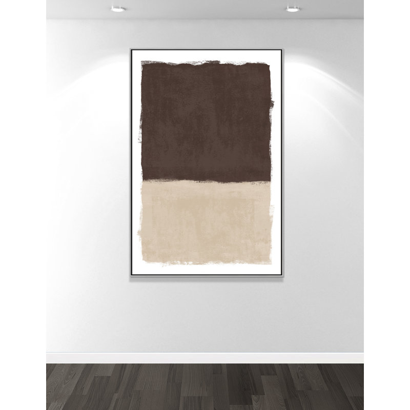 «Brownie Sundae I Print» par Natalie Carpentieri, Flottant argenté, L 41,5 po x H 61,5 po