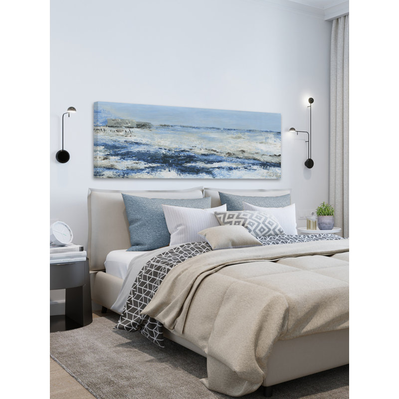 «Ultimate Blue Waves», reproduction sur toile tendue, H 20 po x l 60 po x P 1,5 po
