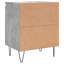 Bismarck 40cm W Iron Bedside Table-193345366-159761274