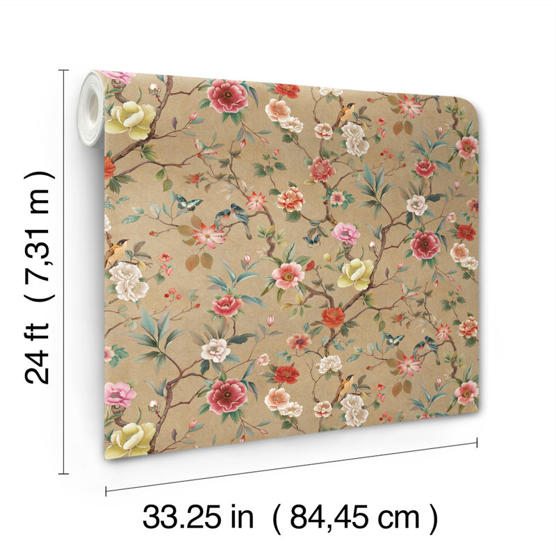 Papier peint Kimora's Garden, Beige