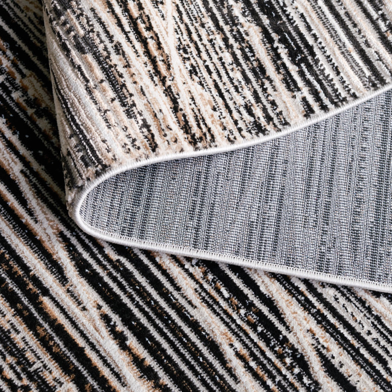Mila 222 Performance Abstract Rug, Rectangle 5'3" x 7'6"