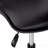 Office Chair, Adjustable Height, Swivel, Ergonomic, Computer Desk, Work, Juvenile, Black Leather Look, White Metal, Contemporary, Modern