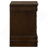 Demetra Cappuccino 2-Drawer Nightstand With Bail Handle