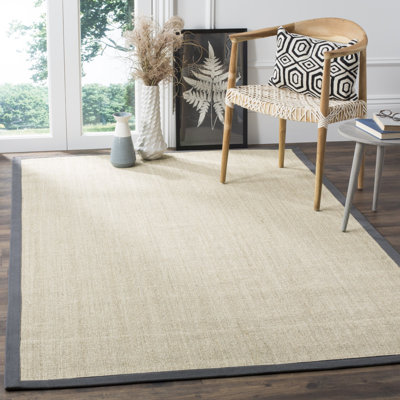 Coppage Solid Colour Hand Woven Area Rug