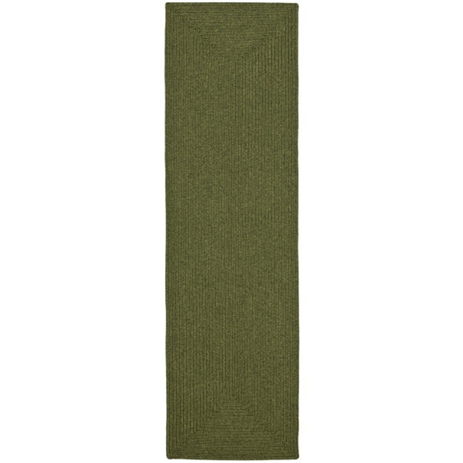 Garbrand Braided Hand Woven Performance Machine Washable Solid Color Rug
