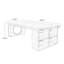 Bureau rectangulaire en bois massif brun clair-1179933557