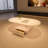 Oval acrylic suspension coffee table-102698729-102698730