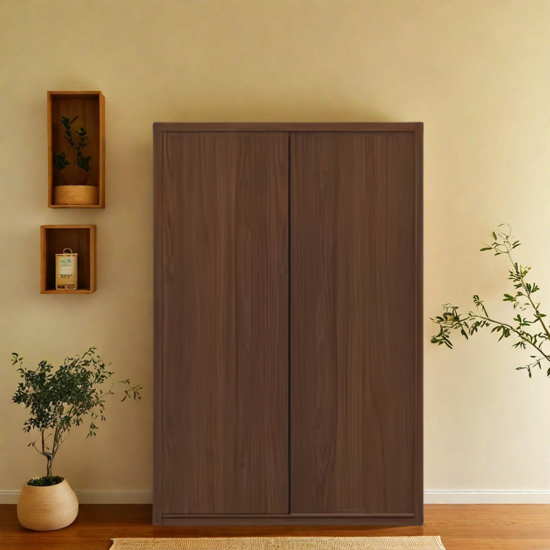 Armoire simple et classique à deux portes, H 79 po x l 47 po x P 24 po