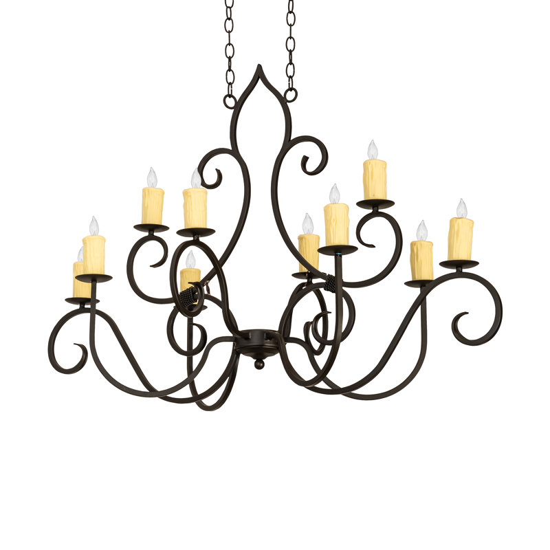 Clifton 10 - Light Chandelier, Oil Rubbed Bronze