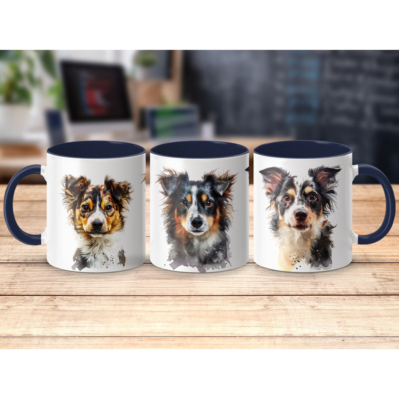 Ceramic Coffee Mug, Navy
