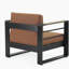 Chaise d'extérieur simple, idéale pour le salon-852032464