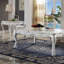 Table de bout blanche avec pattes