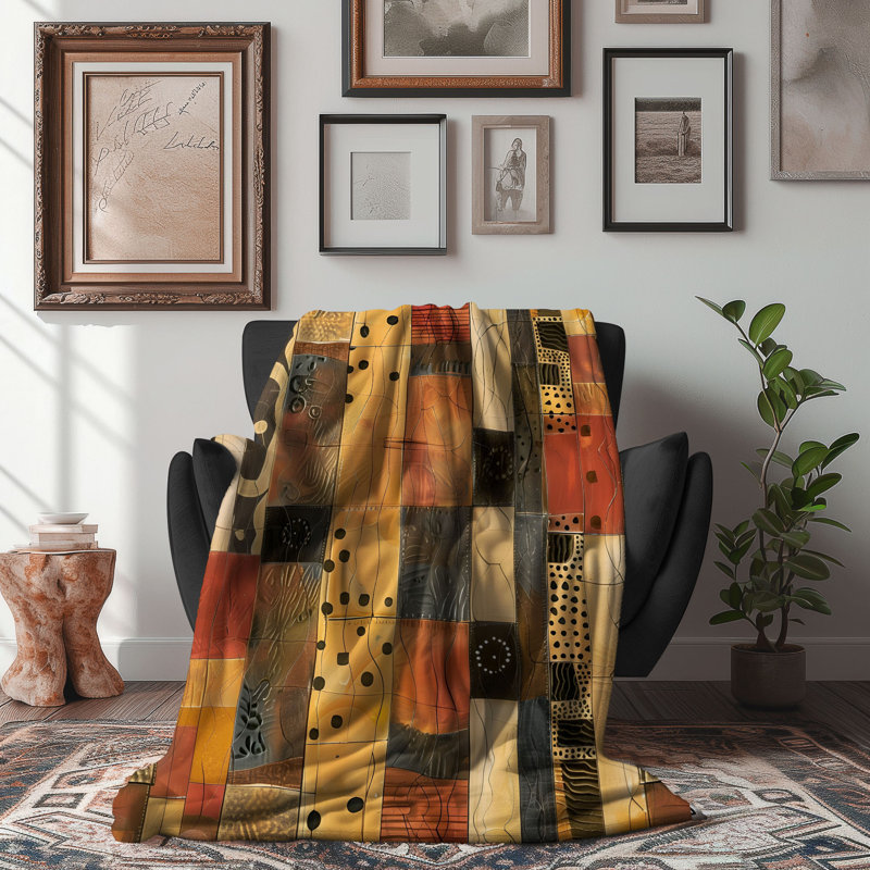 Couverture Zulu Zigzag, Lit simple