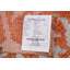 Tapis orange / blanc noué à la main de conception unique 4 pi 6 po x 6 pi 8 po New Age