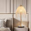 Lampe de table en cristal 19 po - Cascade rétro avec perles en forme de goutte et base en marbre (ampoule non incluse)