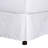 Fresh Ideas Tailored Poplin Bed Skirt, 14" Drop Length-1256387032-1215815590