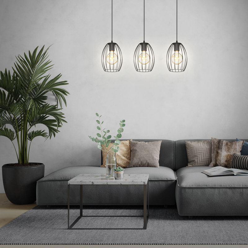 Waktu 3 - Light Black Kitchen Island Pendant