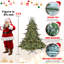 Arbre de Noël pleine forme avec support en métal-1912969972-1912969970