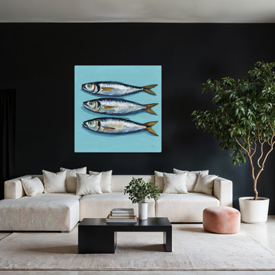 Trois petits poissons, art contemporain