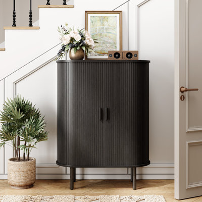 43.3'' Accent Cabinet With Tambour Doors