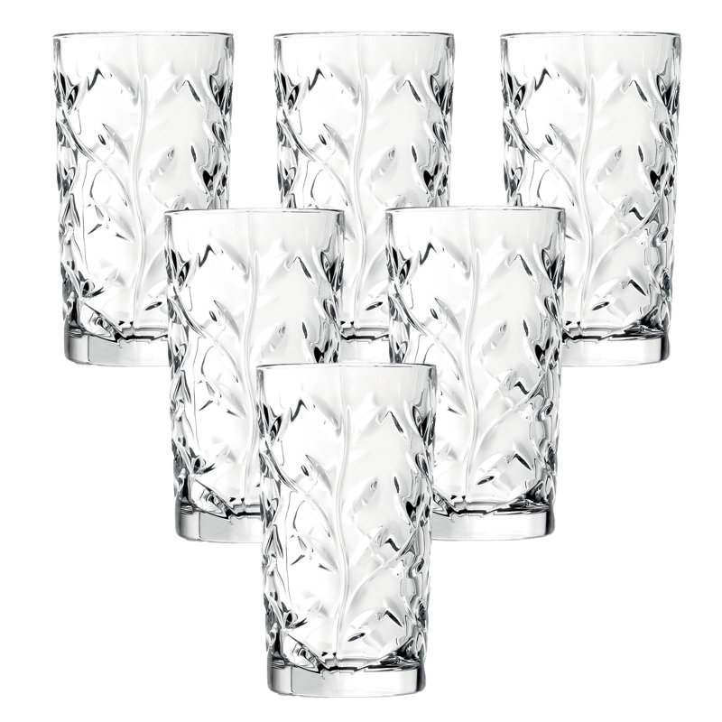 Laurus 12oz. Crystal Highball Glass Set