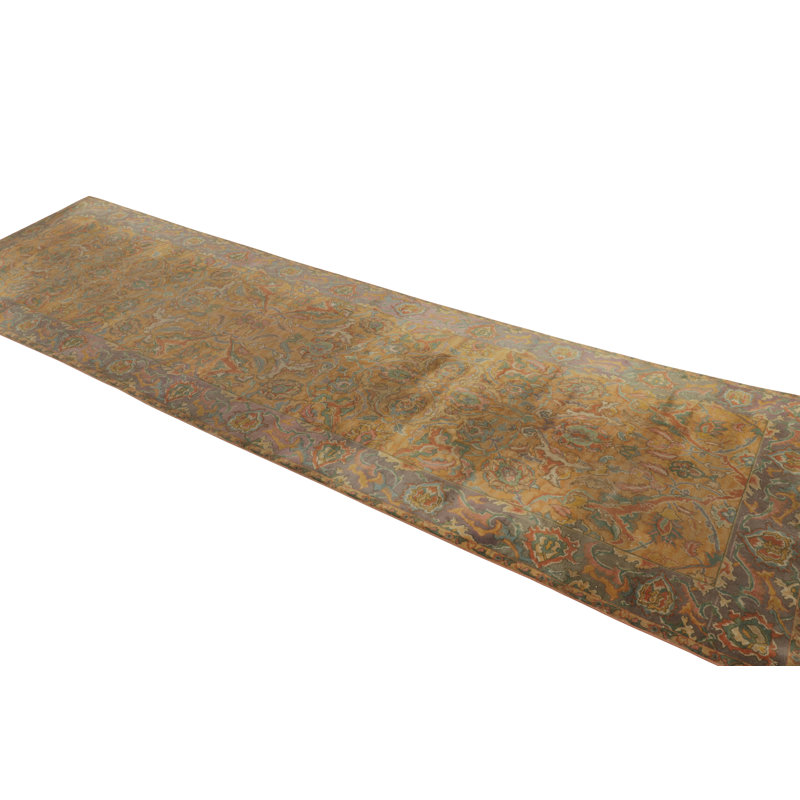 Antique One-of-a-Kind 4'7X16'3 Hand Knotted Area Rug