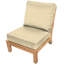 Monterey Sectional Armless Teak Outdoor Chair-1405620682