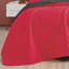 Ensemble de courtepointe réversible 3 pièces en 100% polyester rouge et gris anthracite avec couvre-lits assortis, très grand-121459128-121459130