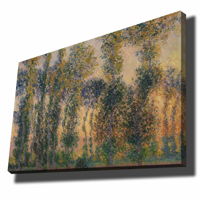 Claude Monet - peinture sur toile tendue