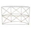 Smithey 113cm Glass Top Console Table