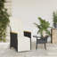 Chaise de jardin inclinable en PE rotin avec repose-pieds réglables simples-1127970326-1129230285