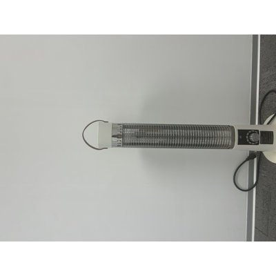 Outdoor Heater for Patio for porch garage indoor use, 9H Timer, 60° Oscillation & 9 Heat Level, Tip-Over/Overheating Protection, Safety Lock, Super Quiet, IPX5, White