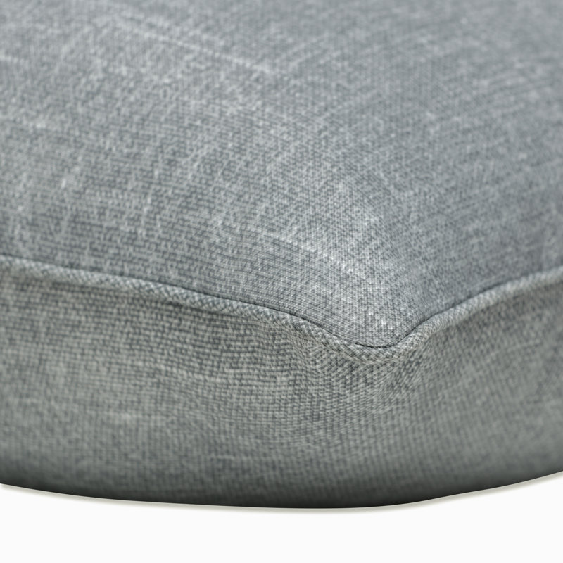 Tory Denim Blue Textured Indoor/Outdoor Lumbar Pillows Set of 2