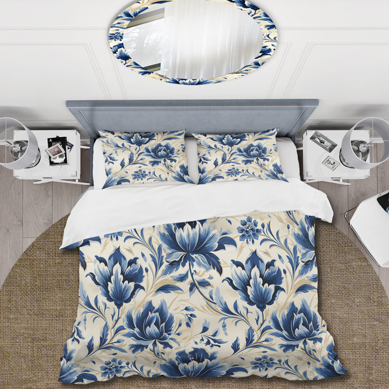 Ensemble de housse de couette Abdullatif, Housse de couette pour très grand lit et 2 très