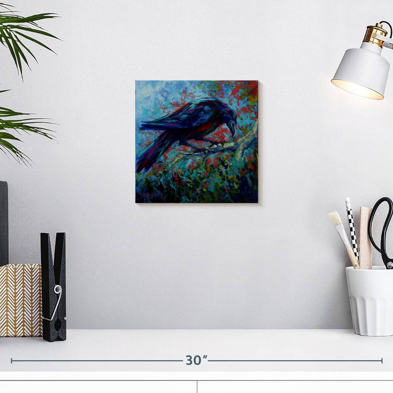 Crowle Raven, 10" H x 10" W