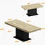 Table de salle à manger avec bureau extensible